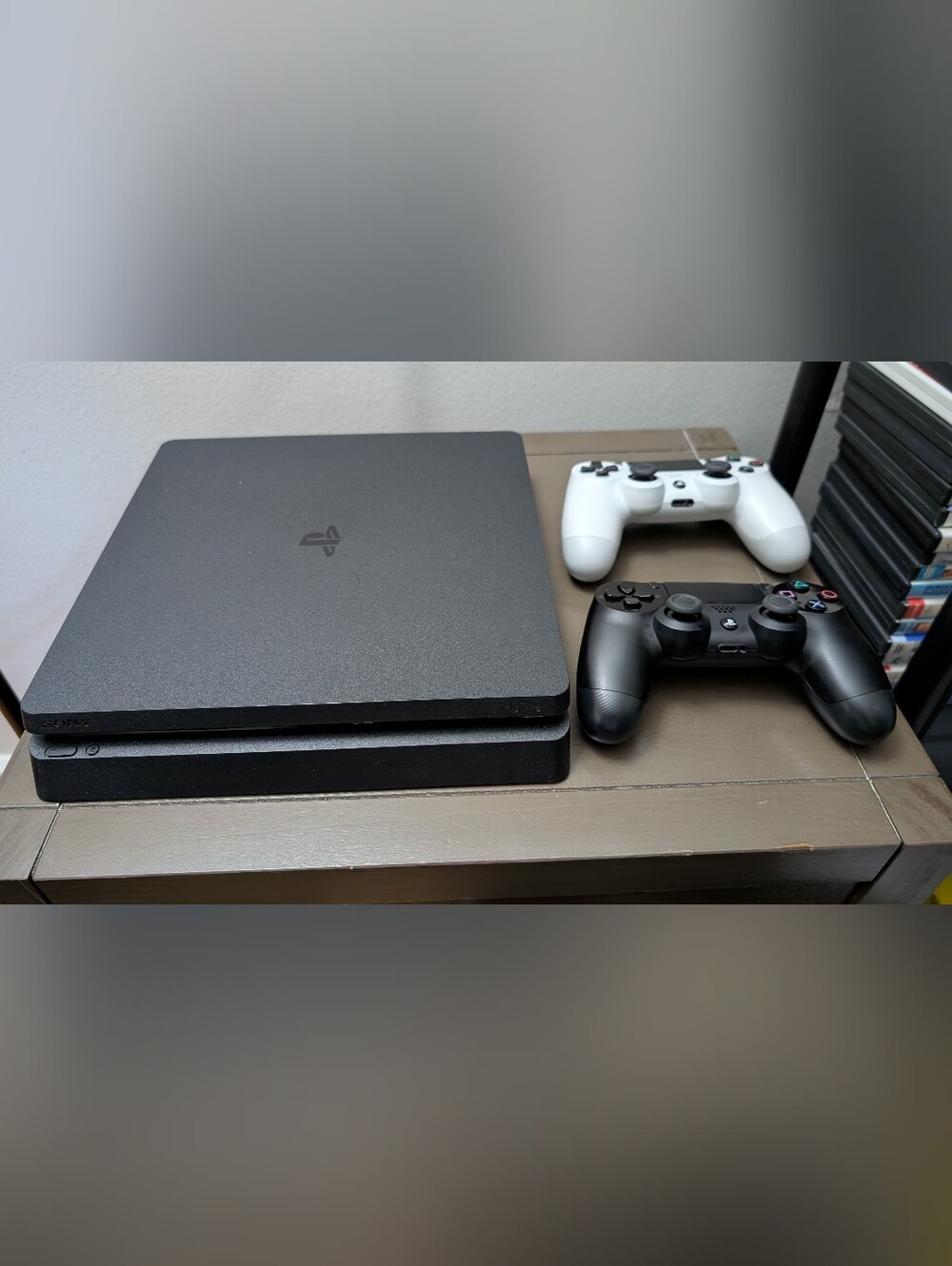 Sony PS4 Slim Console 1TB With 2 Controllers Tested Working